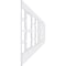 Ekena Millwork 32"H x 94 1/2"W Granby PVC Wainscot Paneling Kit WPK32X94GBY - alternate 2